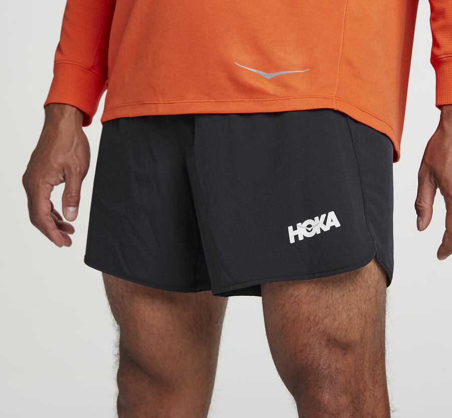 Hoka One One Shorts Herre - Performance - Sort - 824510NUD